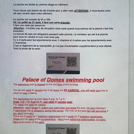 Palais Des Domes Apartament
